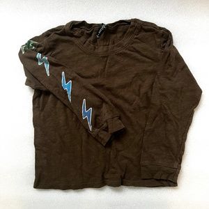 Pixie Lane Lightning Bolt Long Sleeve Tee